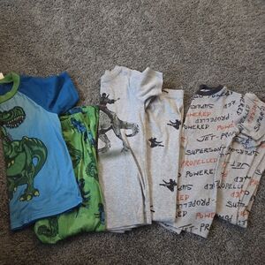 Dinosaur and Superhero Kids Pajama Set